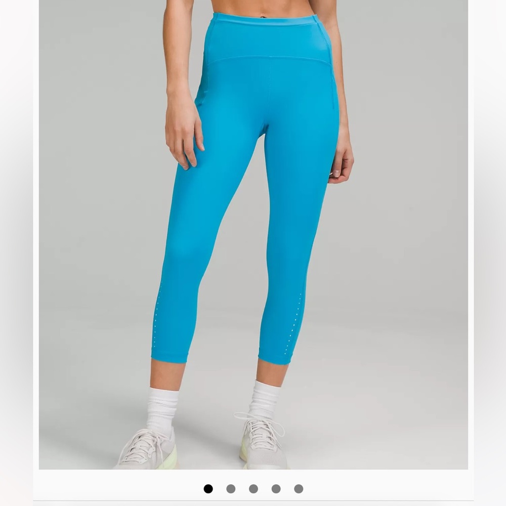 Size 6 high waisted cropped Lululemon leggings